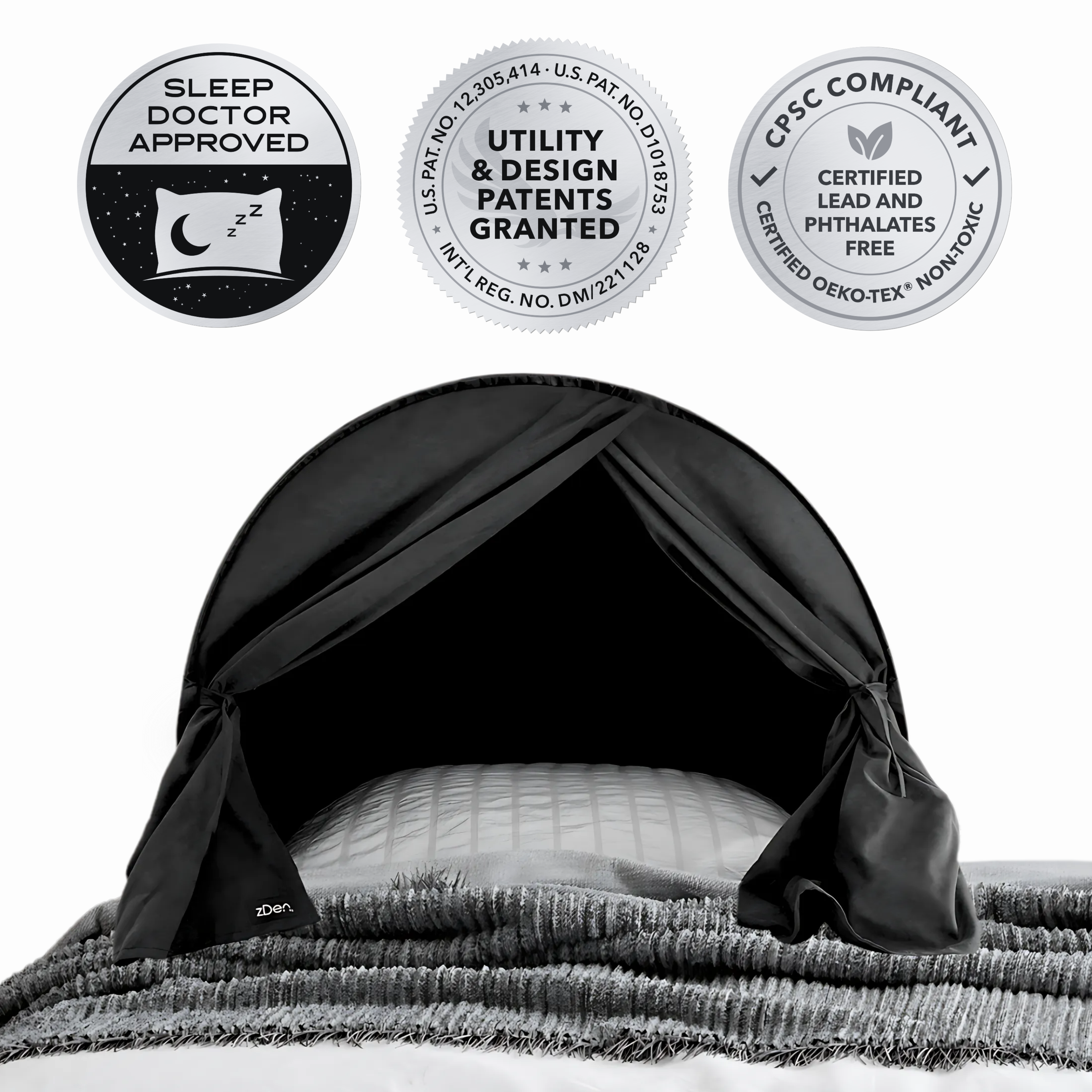zDen Sleep Den Light-Blocking Bed Tent – zDen LLC