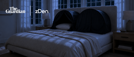 The Guardian Put zDen to the Test: What One Light-Sensitive Sleeper Learned About Darkness and Better Sleep