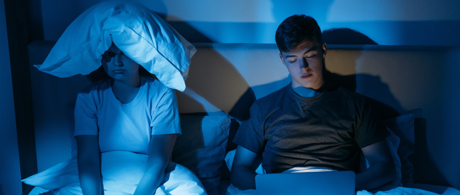 shared sleep space can't sleep