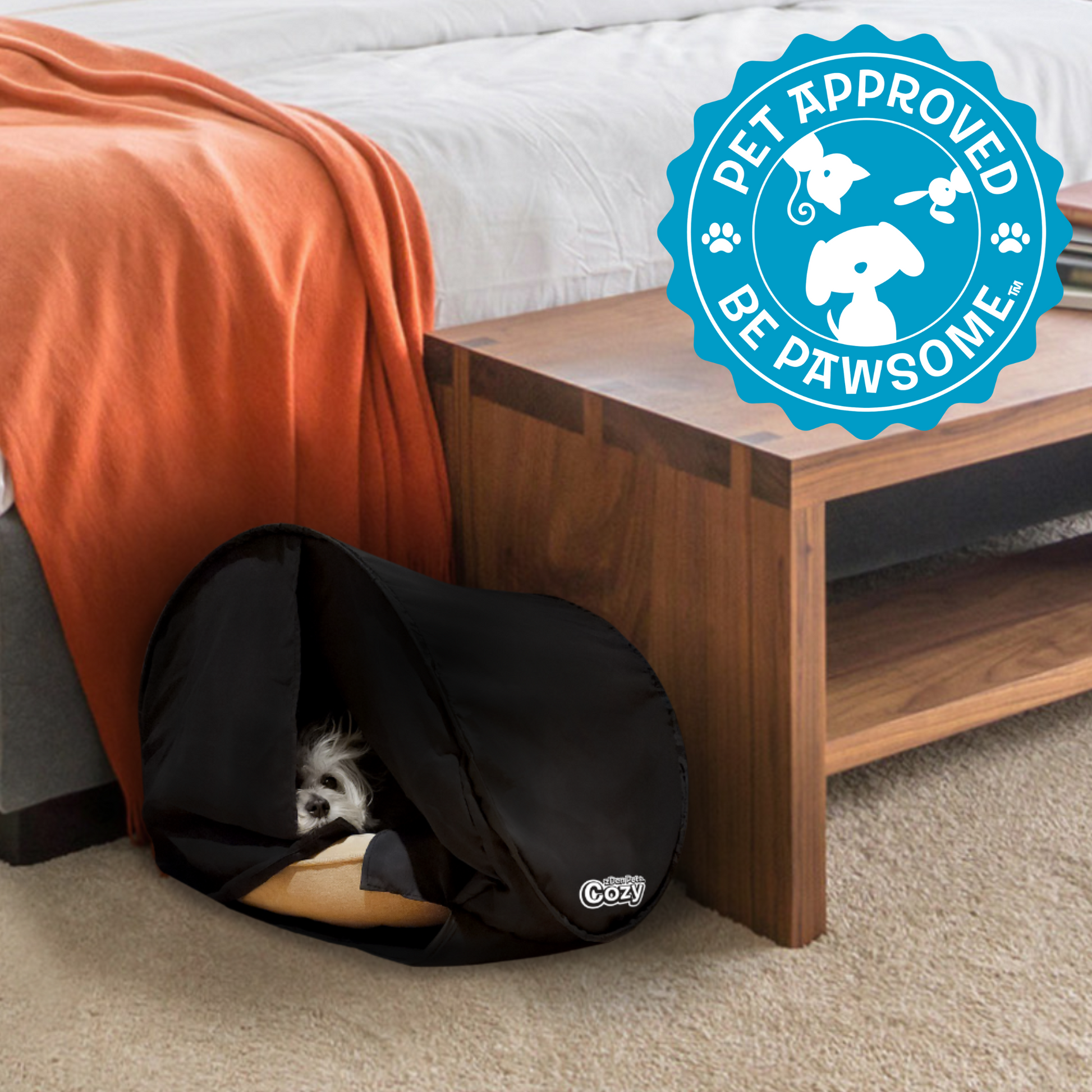 zDen Pets Cozy – Calming Den for Anxious Small Pets | Pet Retreat zDen Pets Cozy – Calming Den for Anxious Small Pets | Pet Retreat