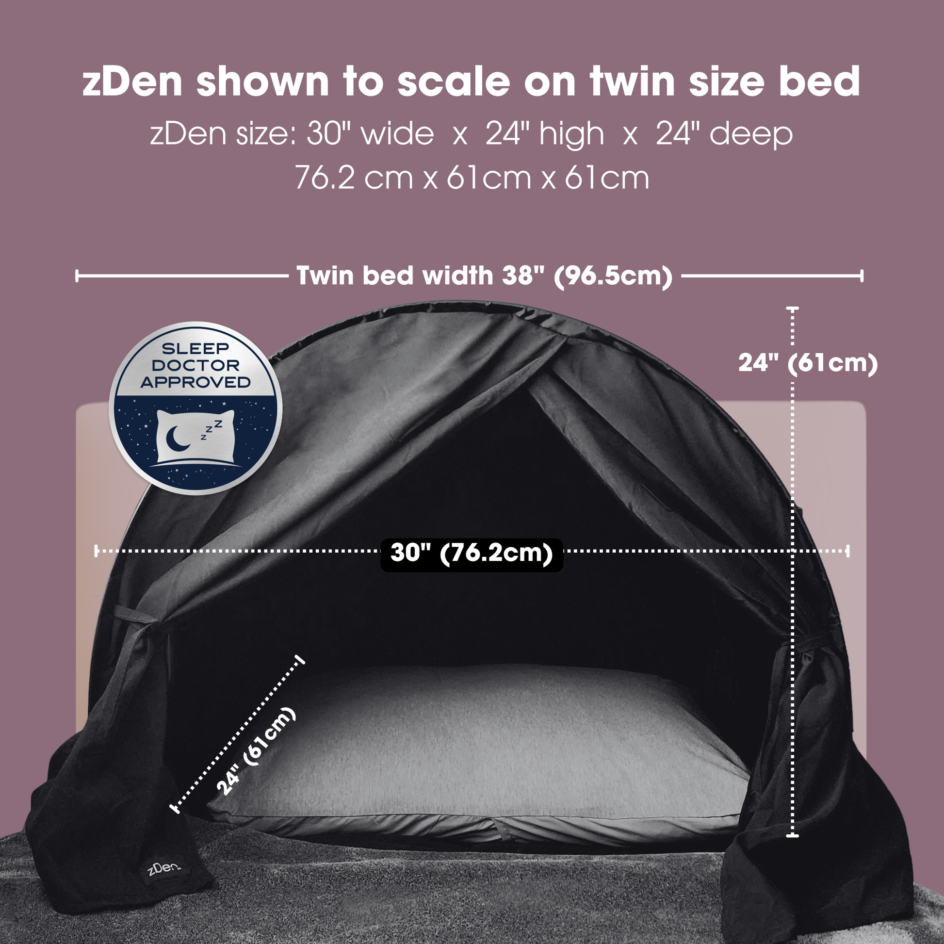 blackout sleep tent Original Light Blocking Luxury Sleep Den